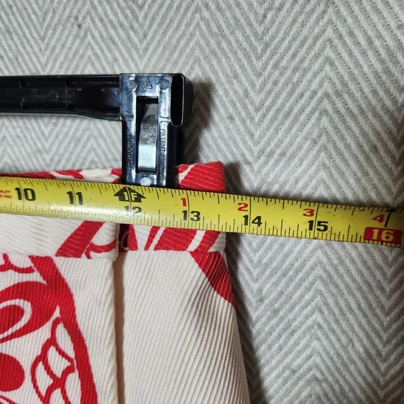 Vintage Wrap Skit Medium Cutom Made Pink And Cream A-Line Skirt See Pictures - Picture 7 of 12